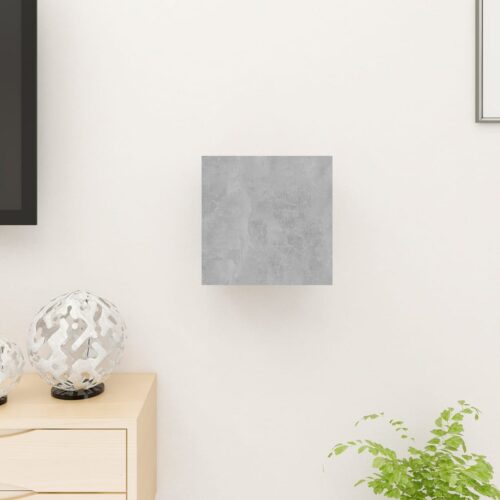 Wall-Mounted TV Cabinet Concrete Grey 30.5x30x30cm - Image 4