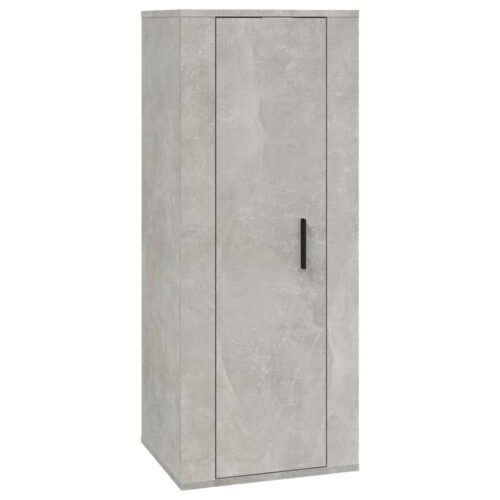 Wall Mounted TV Cabinet Concrete Grey 40x34.5x100cm