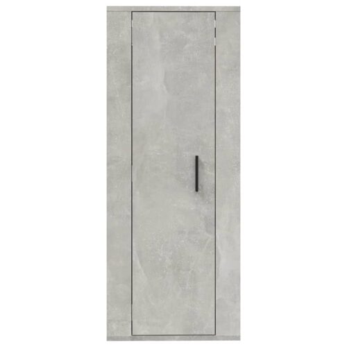 Wall Mounted TV Cabinet Concrete Grey 40x34.5x100cm - Image 5