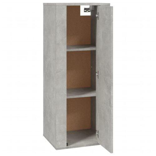 Wall Mounted TV Cabinet Concrete Grey 40x34.5x100cm - Image 7