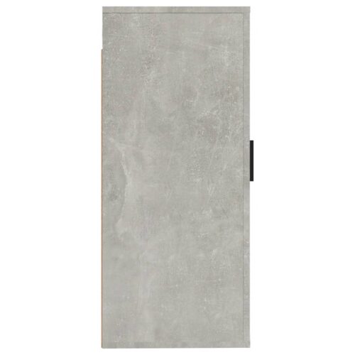 Wall Mounted TV Cabinet Concrete Grey 40x34.5x80cm - Image 6