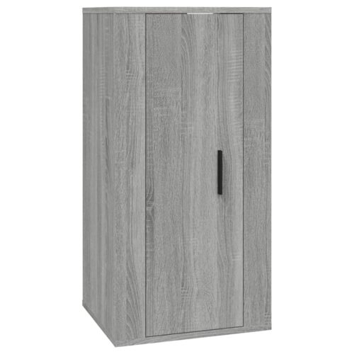 Wall Mounted TV Cabinet Grey Sonoma 40x34.5x80cm