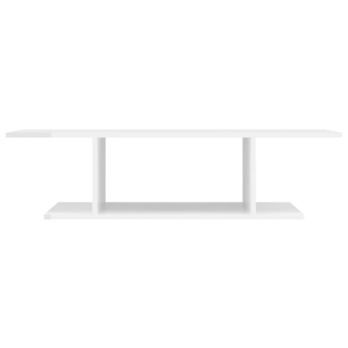 Wall Mounted TV Cabinet High Gloss White 103x30x26.5cm - Image 3