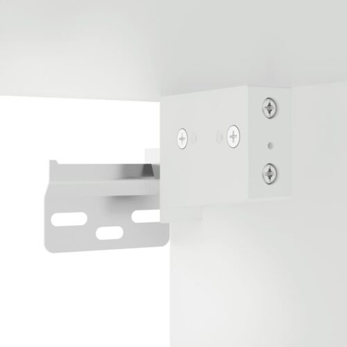 Wall Mounted TV Cabinet High Gloss White 40x34.5x100cm - Image 9