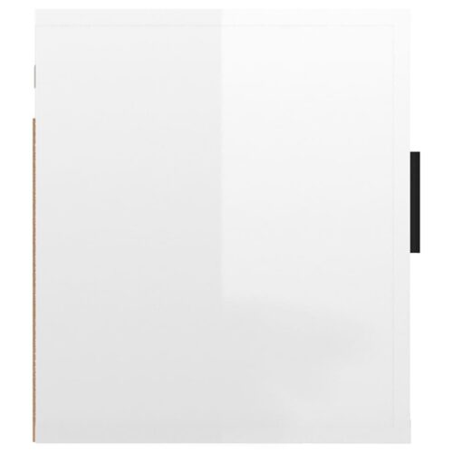 Wall Mounted TV Cabinet High Gloss White 40x34.5x40cm - Image 6