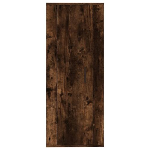 Wall Mounted TV Cabinet Smoked Oak 40x34.5x100cm - Image 5
