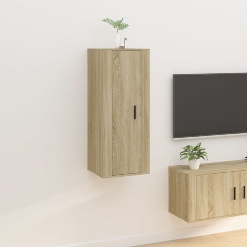 Wall Mounted TV Cabinet Sonoma Oak 40x34.5x100cm - Image 2