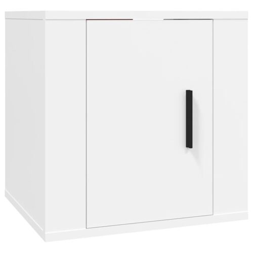 Wall Mounted TV Cabinet White 40x34.5x40cm