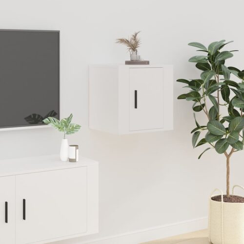 Wall Mounted TV Cabinet White 40x34.5x40cm - Image 2