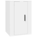 Wall Mounted TV Cabinet White 40x34.5x60cm