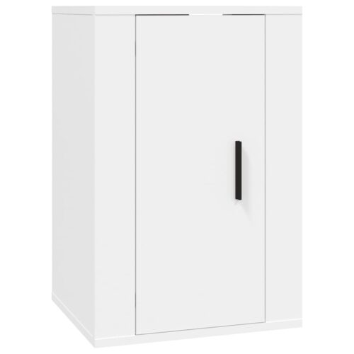 Wall Mounted TV Cabinet White 40x34.5x60cm