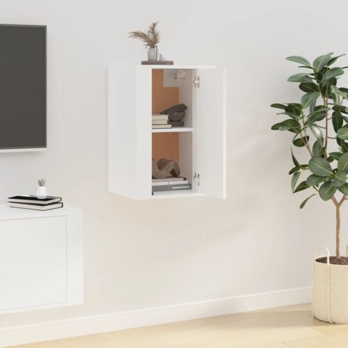 Wall Mounted TV Cabinet White 40x34.5x60cm - Image 4