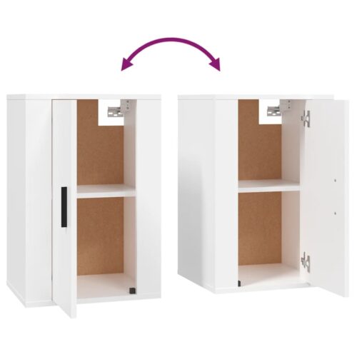 Wall Mounted TV Cabinet White 40x34.5x60cm - Image 8