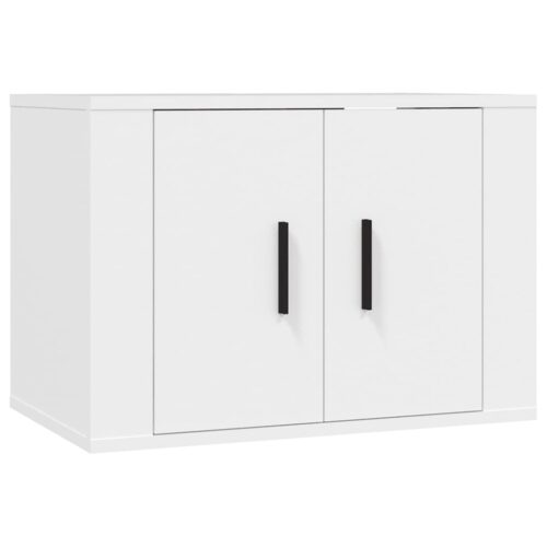 Wall Mounted TV Cabinet White 57x34.5x40cm