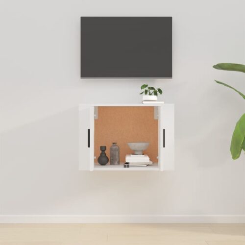Wall Mounted TV Cabinet White 57x34.5x40cm - Image 3