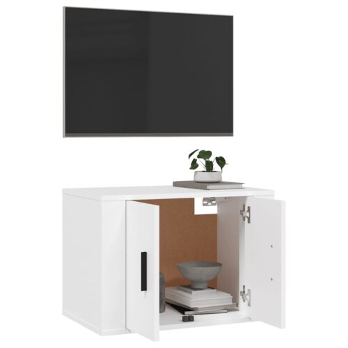 Wall Mounted TV Cabinet White 57x34.5x40cm - Image 5