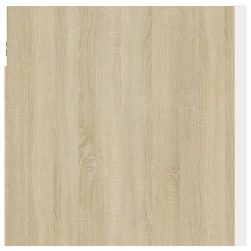 Wall-Mounted TV Cabinet White Sonoma Oak 30.5x30x30cm - Image 8
