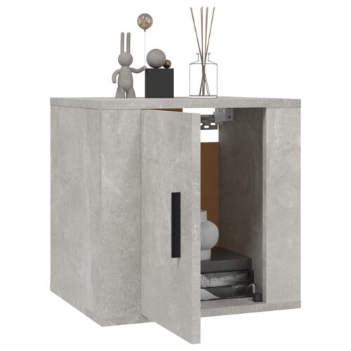 Wall Mounted TV Cabinets 2pcs Concrete Grey 40x34.5x40cm - Image 3