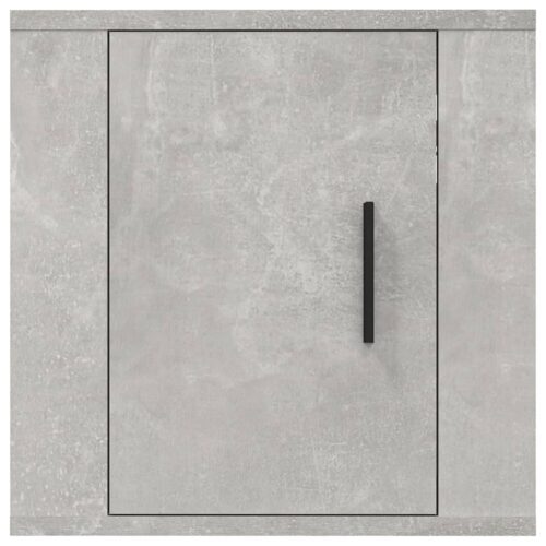 Wall Mounted TV Cabinets 2pcs Concrete Grey 40x34.5x40cm - Image 6