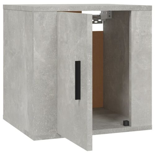 Wall Mounted TV Cabinets 2pcs Concrete Grey 40x34.5x40cm - Image 8