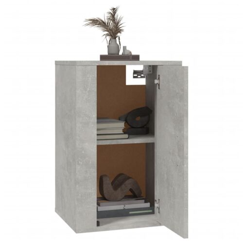 Wall Mounted TV Cabinets 2pcs Concrete Grey 40x34.5x60cm - Image 2