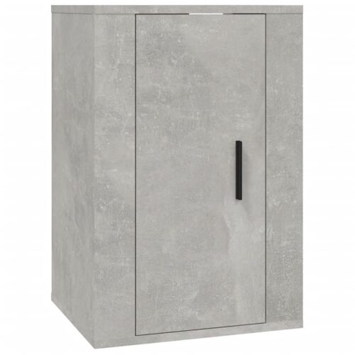 Wall Mounted TV Cabinets 2pcs Concrete Grey 40x34.5x60cm