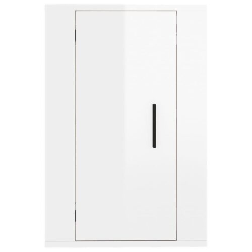 Wall Mounted TV Cabinets 2pcs High Gloss White 40x34.5x60cm - Image 6
