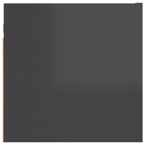 Wall Mounted TV Cabinets 4pcs High Gloss Grey 30.5x30x30cm - Image 8