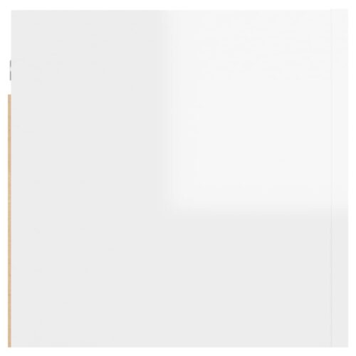 Wall Mounted TV Cabinets 4pcs High Gloss White 30.5x30x30cm - Image 9