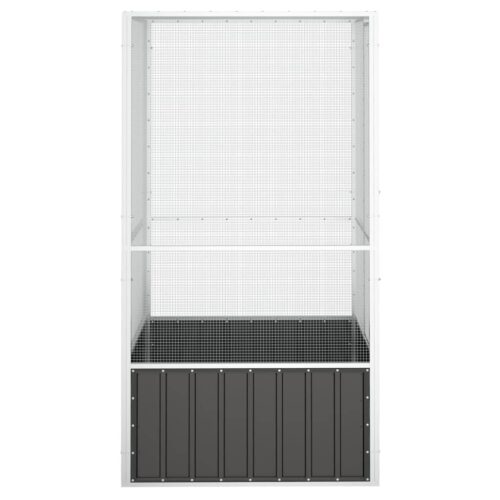 Bird Cage Anthracite 111x107x211.5cm Galvanised Steel - Image 4