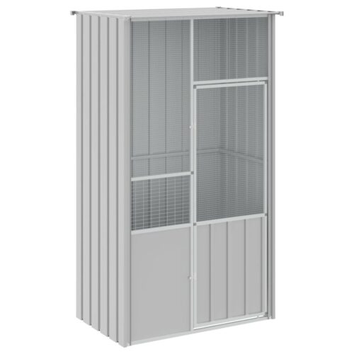 Bird Cage Grey 115x78x200cm Galvanised Steel