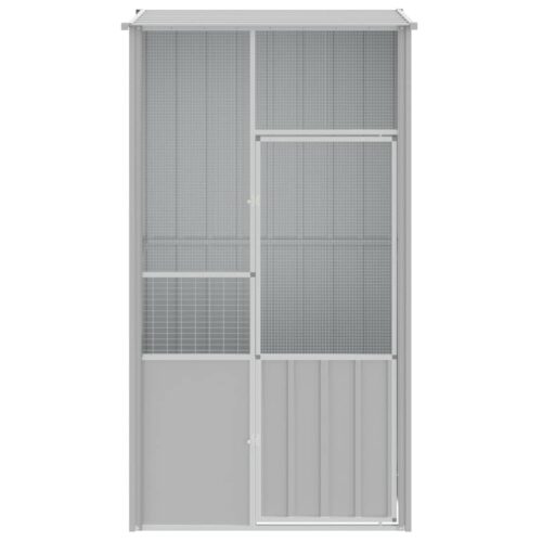 Bird Cage Grey 115x78x200cm Galvanised Steel - Image 3