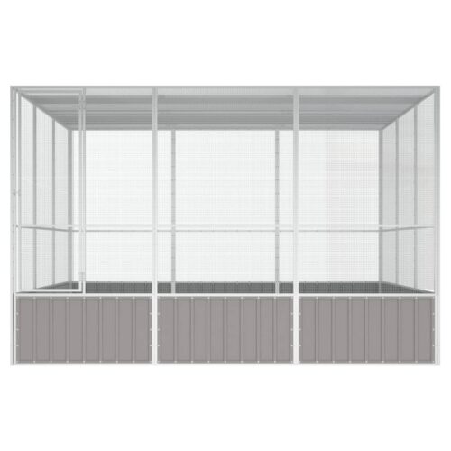 Bird Cage Grey 302.5x324.5x211.5cm Galvanised Steel - Image 3