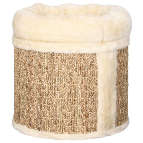 Cat House with Luxury Cushion 33cm Seagrass - Image 4