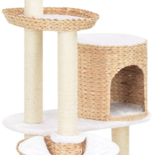 Cat Tree with Sisal Scratching Post Seagrass - Image 4
