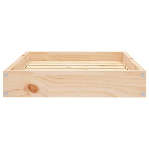 Dog Bed 61.5x49x9cm Solid Pine Wood - Image 4