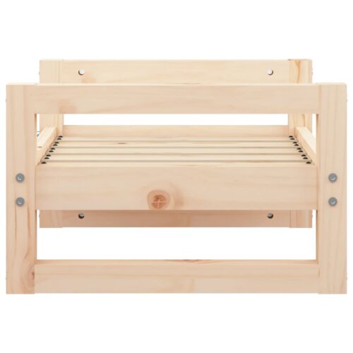 Dog Bed 55.5x45.5x28cm Solid Pine Wood - Image 6