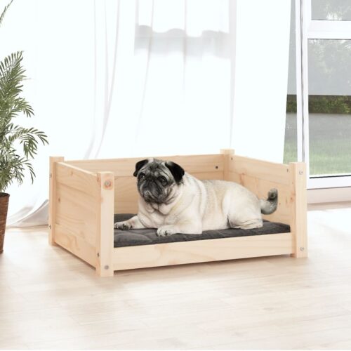 Dog Bed 65.5x50.5x28cm Solid Pine Wood - Image 3