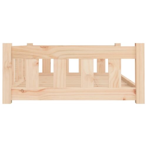 Dog Bed 95.5x65.5x28cm Solid Pine Wood - Image 5