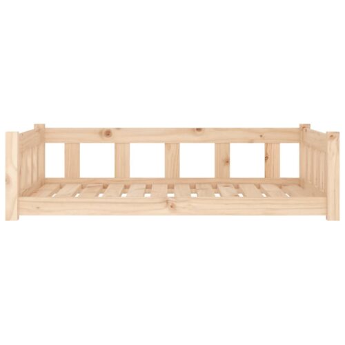 Dog Bed 105.5x75.5x28cm Solid Pine Wood - Image 4
