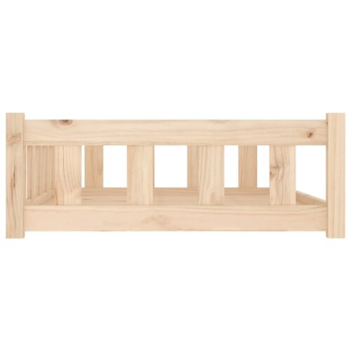 Dog Bed 105.5x75.5x28cm Solid Pine Wood - Image 5