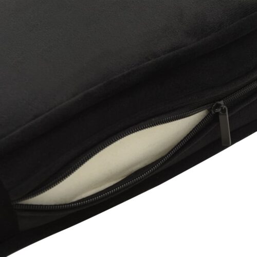Dog Sofa Black 81x43x31cm Plush Faux Leather - Image 7