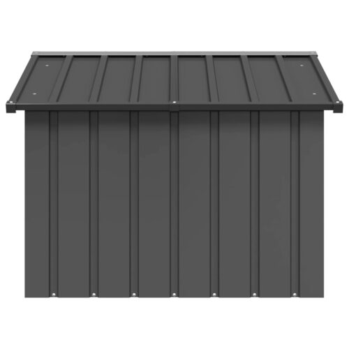 Dog House Anthracite 116.5x103x81.5cm Galvanised Steel - Image 3