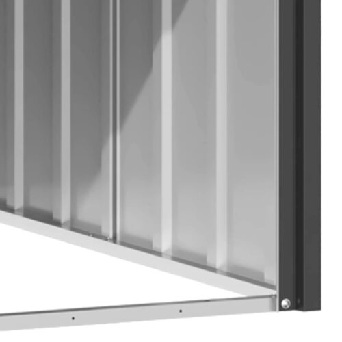Dog House Anthracite 116.5x103x81.5cm Galvanised Steel - Image 4