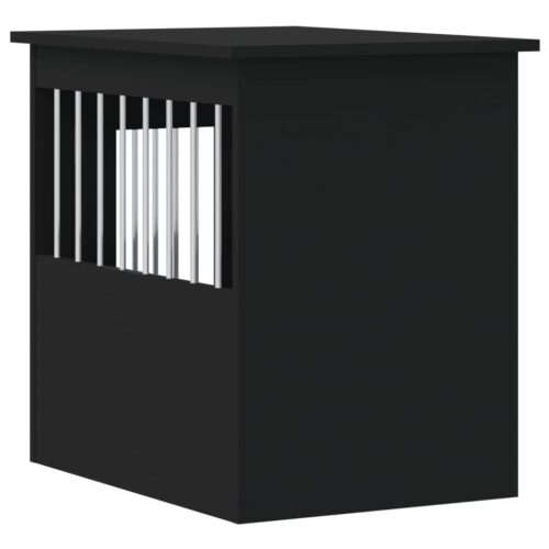 Dog Crate Furniture Black 45x62x59cm Engineered Wood - Image 10