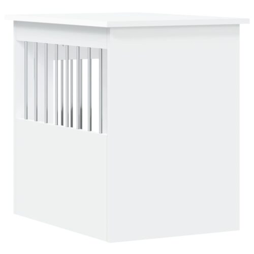 Dog Crate Furniture White 45x62x59cm Engineered Wood - Image 8