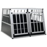 Dog Cage with Double Door 94x88x69cm