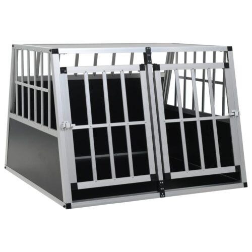 Dog Cage with Double Door 94x88x69cm