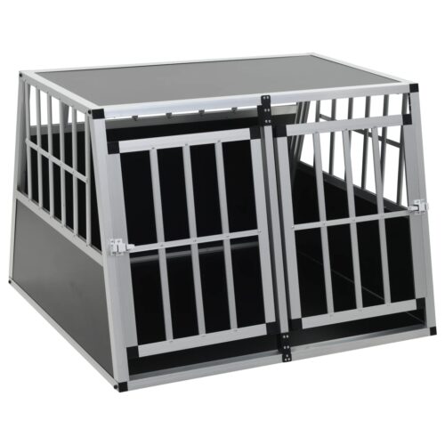 Dog Cage with Double Door 94x88x69cm - Image 2