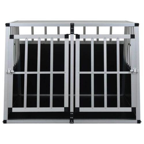 Dog Cage with Double Door 94x88x69cm - Image 3